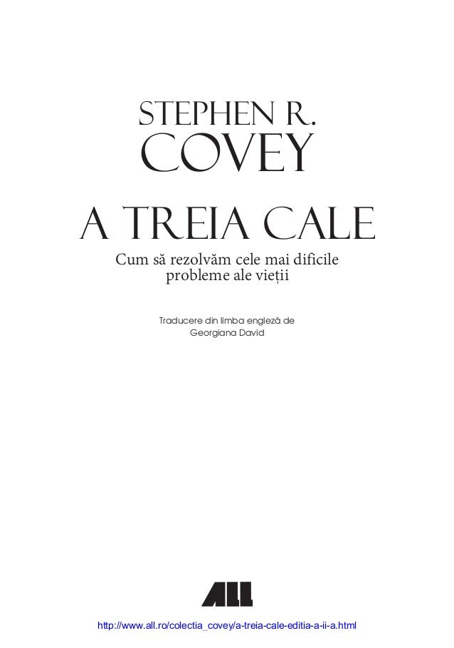 Cele 7 Deprinderi Ale Persoanelor Eficace Pdf
